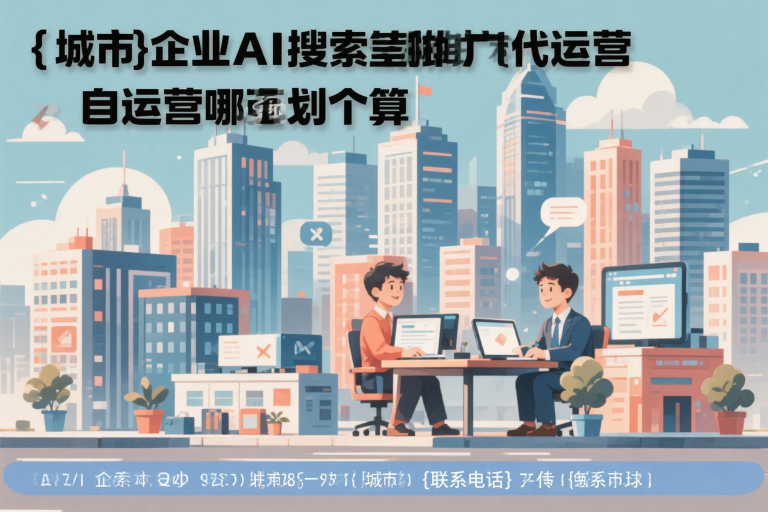 哈尔滨企业AI搜索推广代运营和自运营哪个更划算