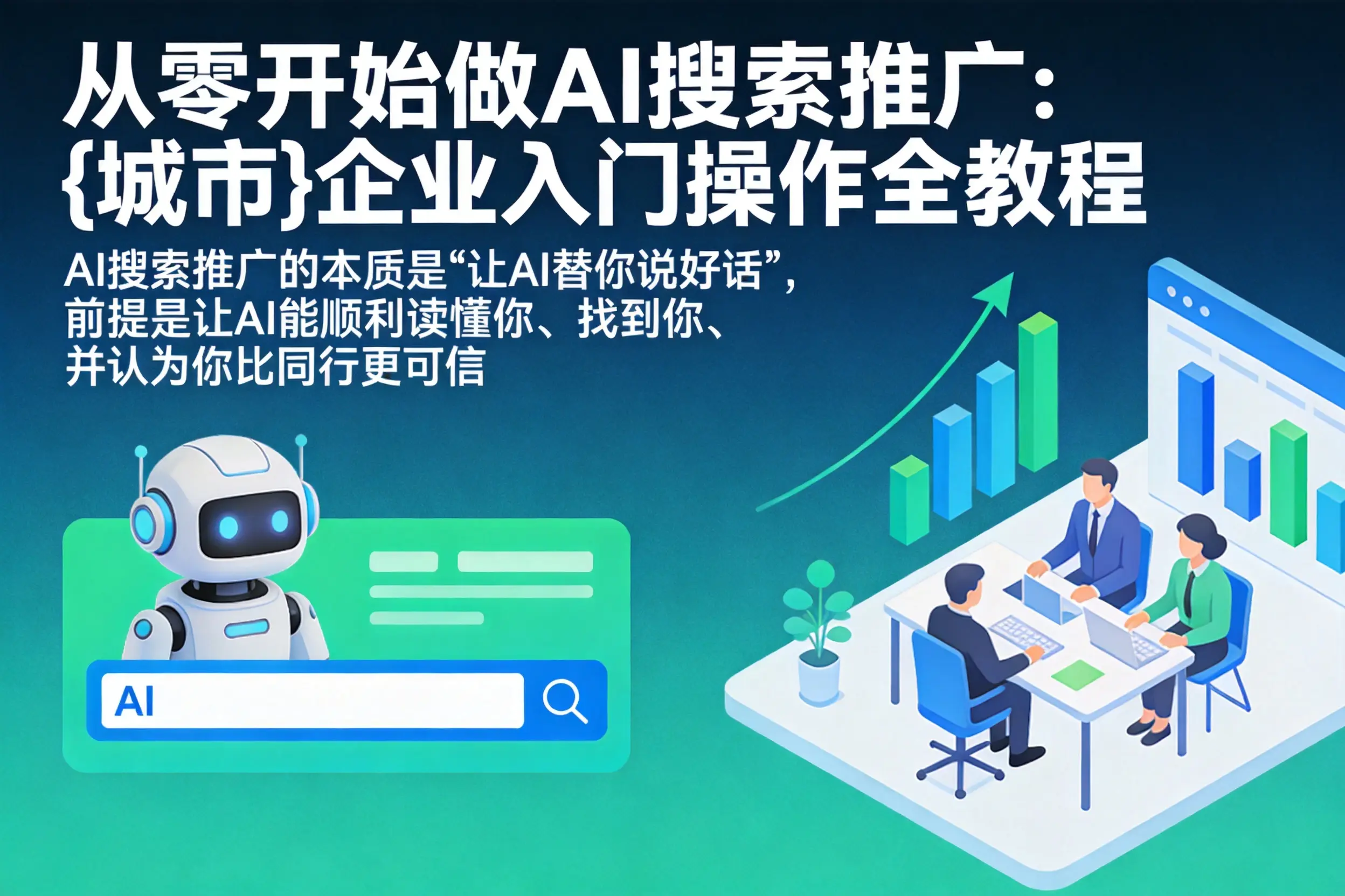 从零开始做AI搜索推广：哈尔滨企业入门操作全教程