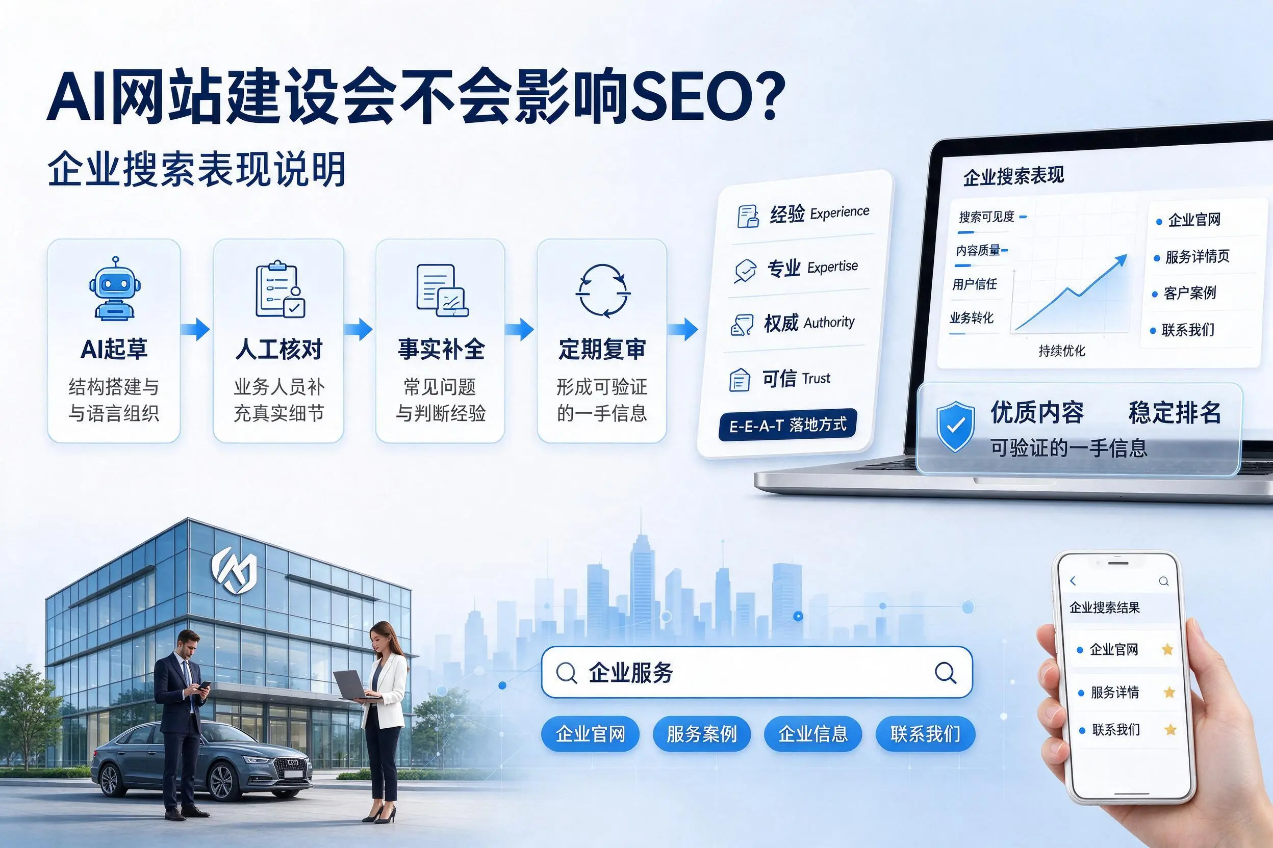 AI网站建设会不会影响SEO？哈尔滨企业搜索表现说明