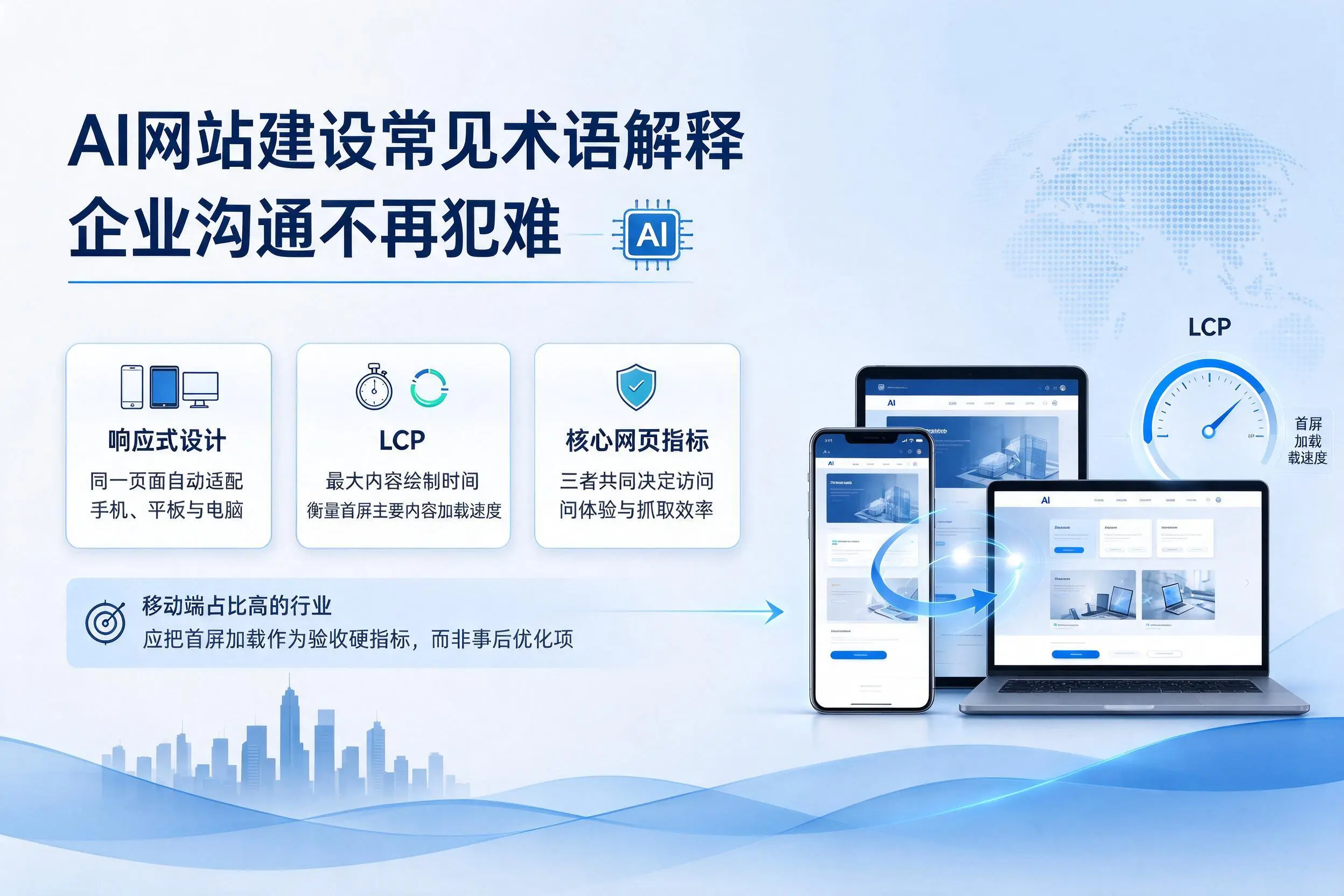 AI网站建设常见术语解释，哈尔滨企业沟通不再犯难