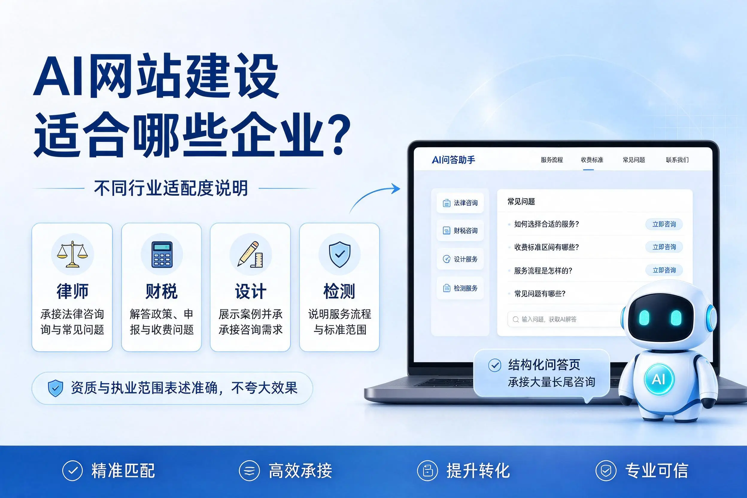 AI网站建设适合哪些企业?哈尔滨不同行业适配度说明